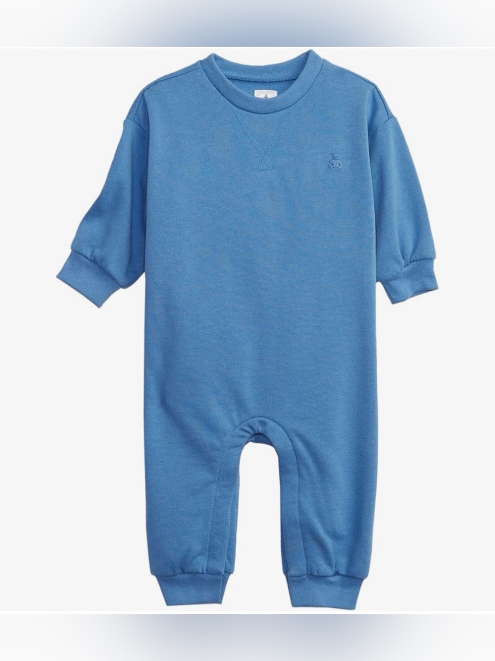 Gap Crewneck One-Piece Bodysuit - Jasper Blue. Size 3-6 Months